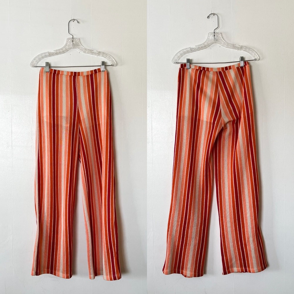 Free People Bridget Striped Pants in Sunset - Picture 3 of 8